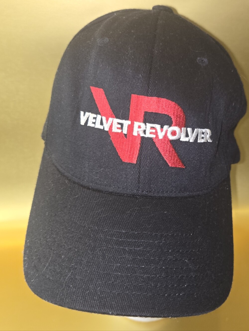 Vintage Velvet Revolver Band Logo Hat Cap Flexfit L/XL Black Embroidered Slash